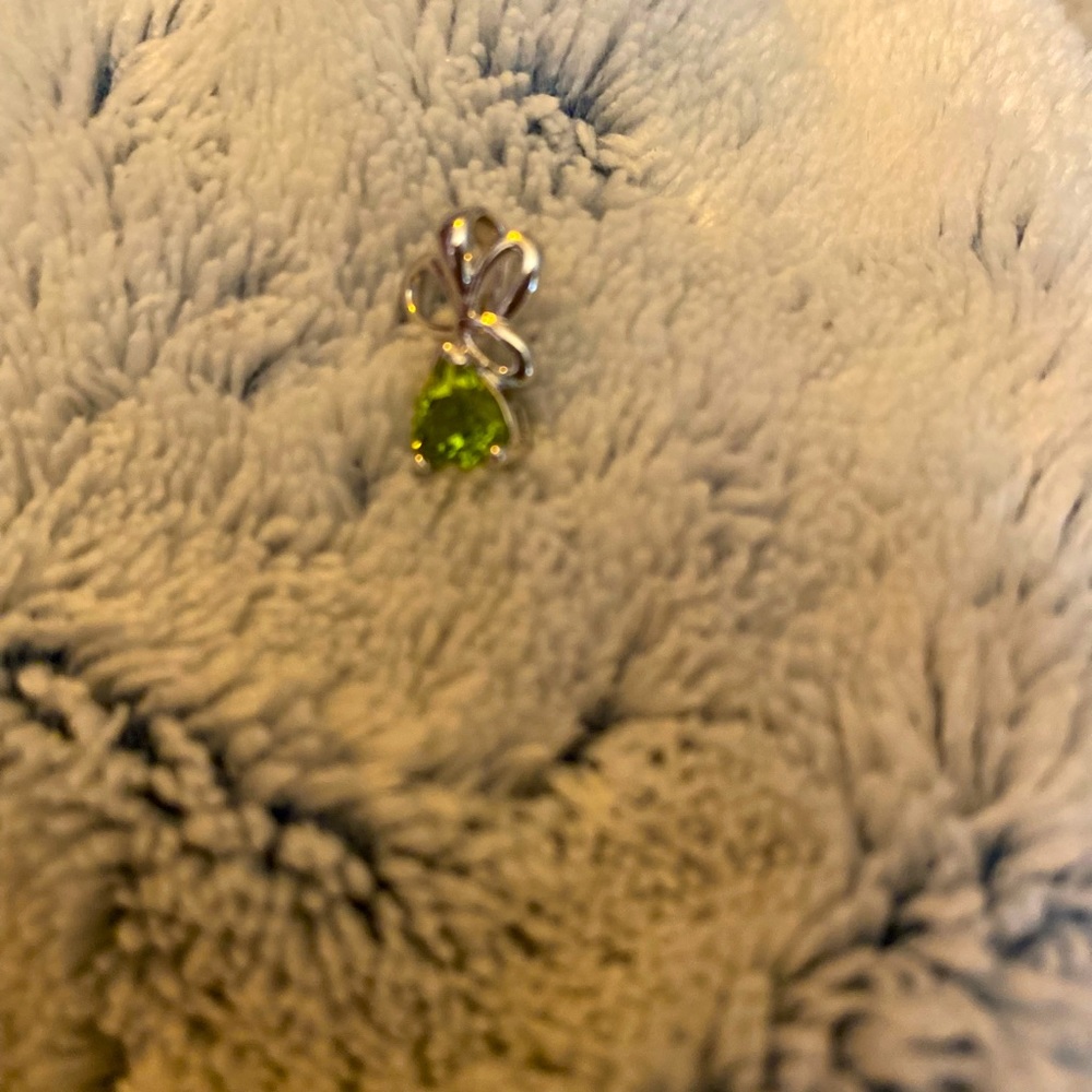 Peridot pendant/ charm